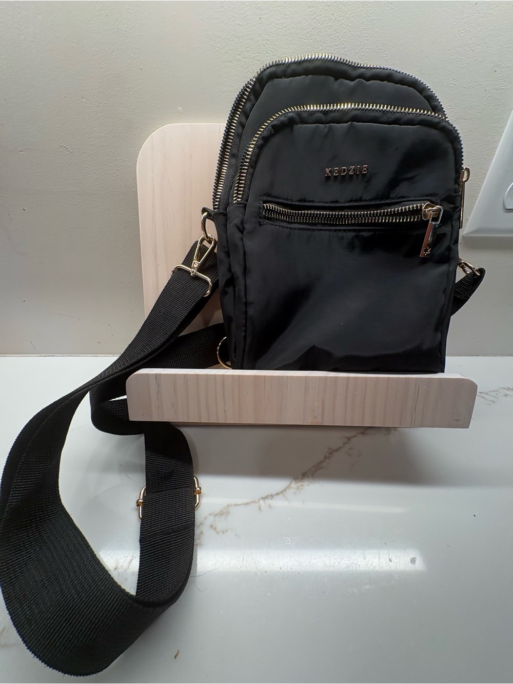 Kedzie Black Women’s Belt Bag – Hands-Free Crossbody
